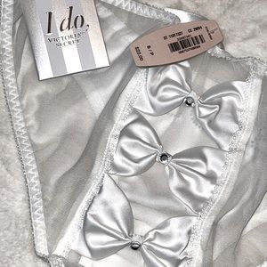 Victoria’s Secret embellished Bride panty NWT Small
